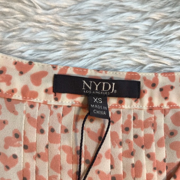 NWT NYDJ Nordstrom Herts Print Blouse - Picture 6 of 12